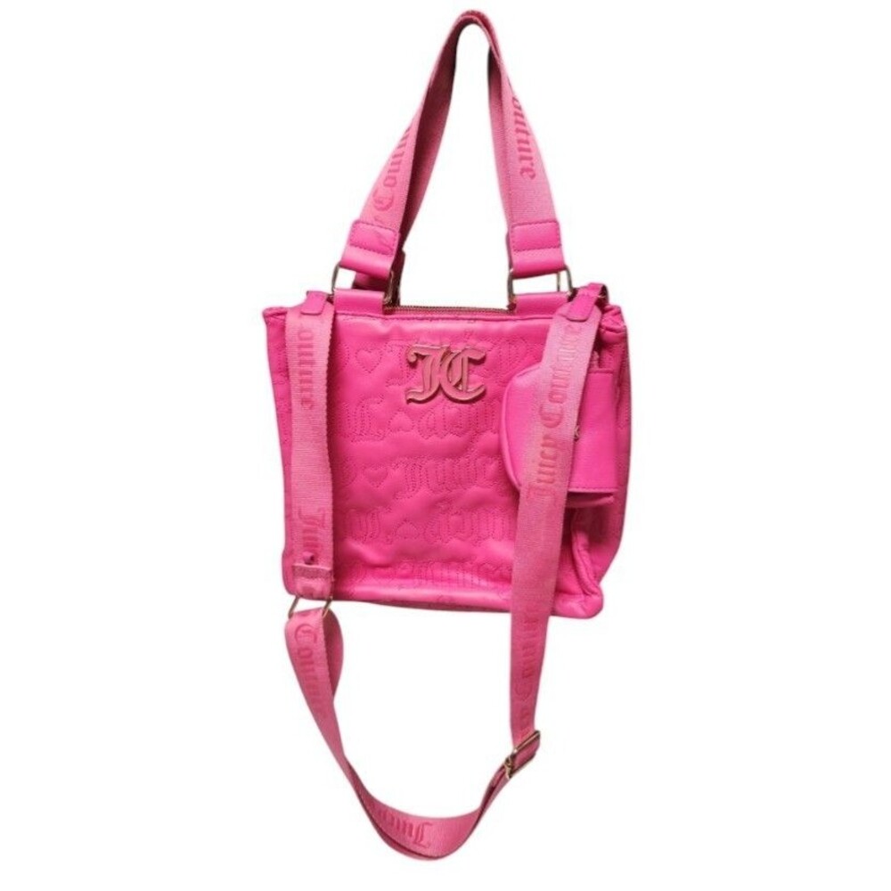 Juicy Couture Pink League Mini Tote Pink Faux Leather